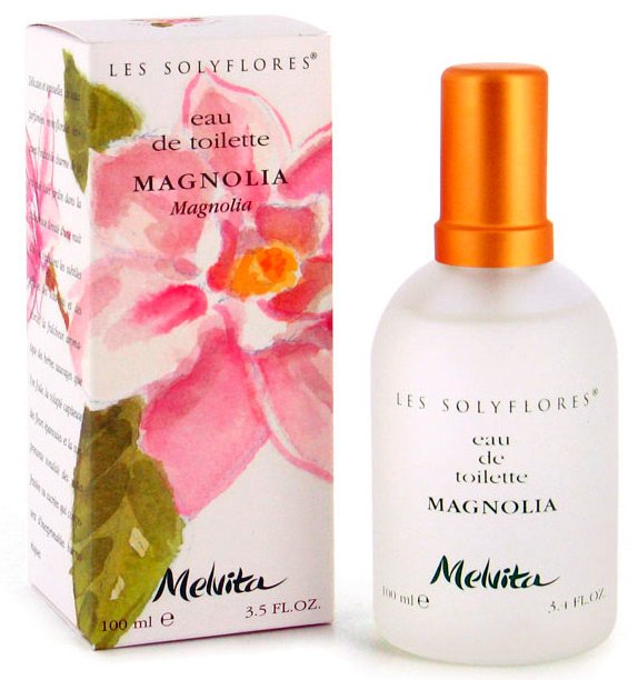 perfumery with the scent of magnolia flowers