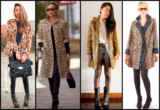 Animal and leopard print in clothes