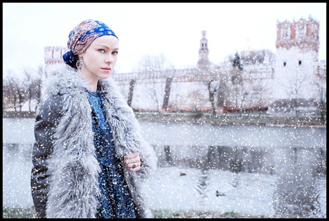 Russian beauties and Russian shawls