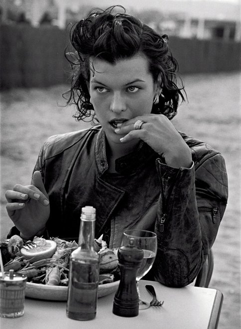 Glamorous photo by photographer Peter Lindbergh