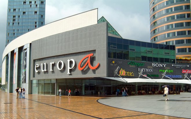 Shopping in Vilnius, Shopping center Europa