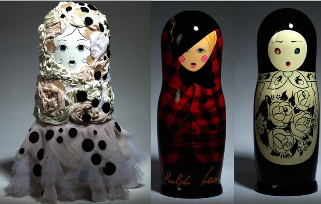 glamorous designer nesting dolls photos