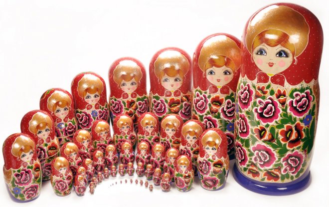 Russian nesting dolls, the history of the creation of wooden dolls