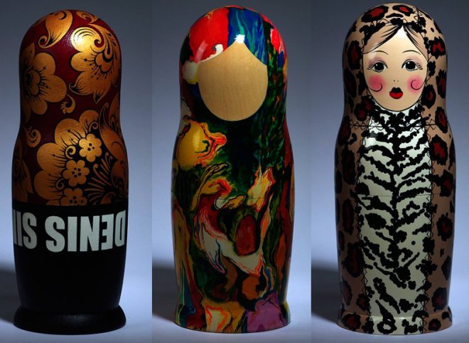 Glamorous Russian nesting dolls photo