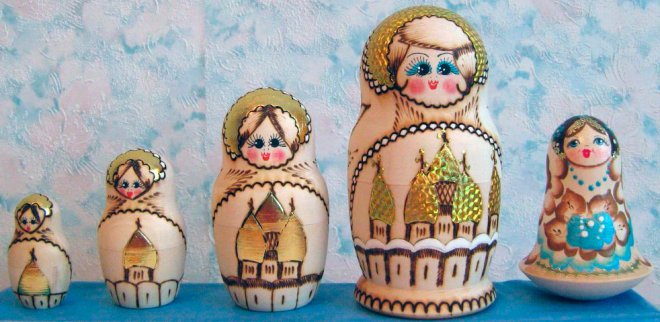 The history of the creation of Russian nesting dolls and the best photos of nesting dolls