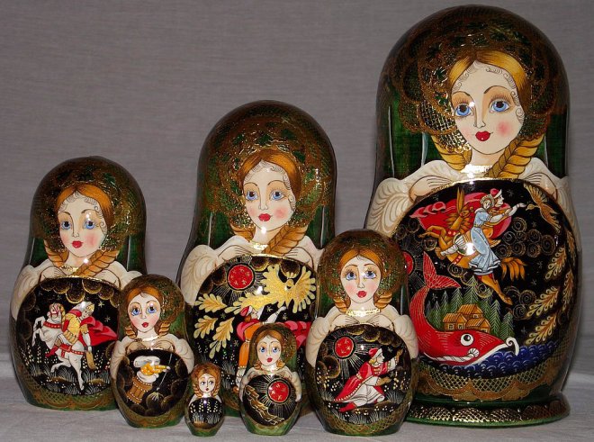 The history of the creation of Russian nesting dolls and the best photos of nesting dolls