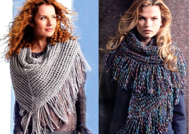 How To Wear a Fringe Shawl