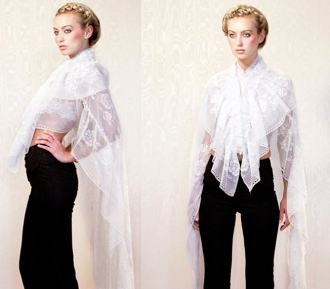 How to wear a modern shawl photo