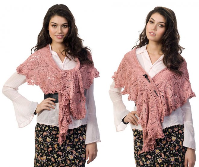 How to wear a shawl