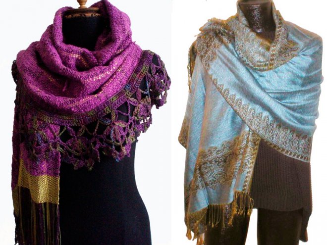 How to wear a modern shawl photo