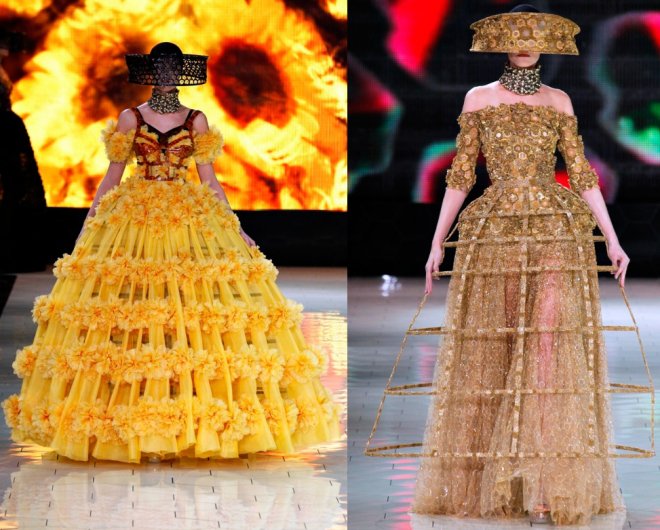 Dresses from Alexander McQueen 2024 photo