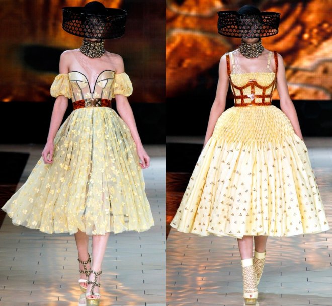 Dresses from Alexander McQueen 2024 photo