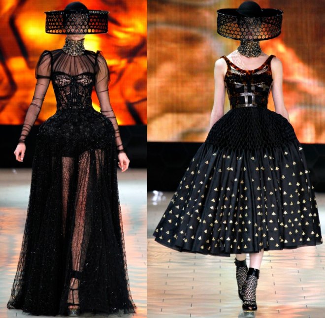 Dresses from Alexander McQueen 2024 photo