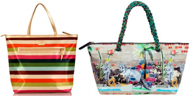 colorful beach bag