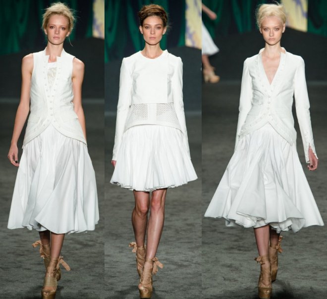 Collection of dresses from Vera Wang spring-summer 2024