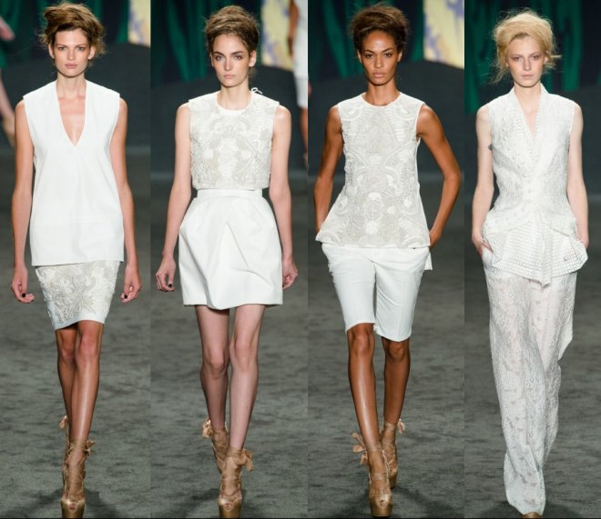 Collection of dresses from Vera Wang spring-summer 2024