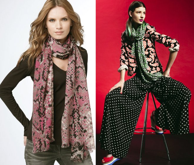 How to choose and buy a beautiful scarf for a girl