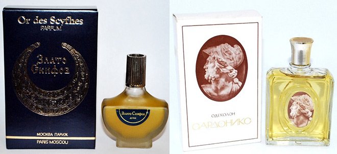 Soviet perfumery made in the USSR