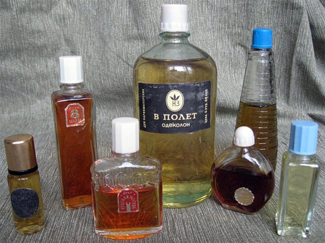 Perfumes made in the USSR