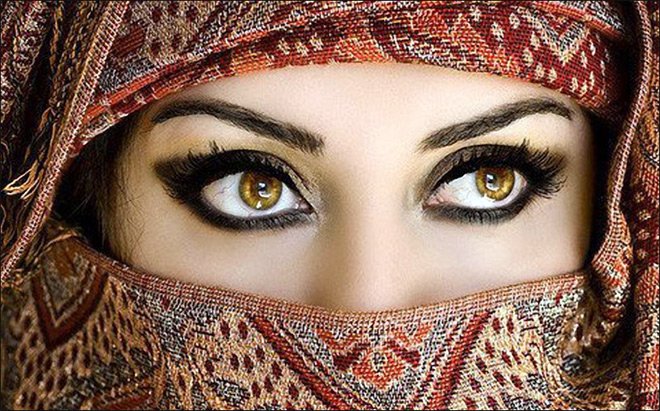 Beautiful eyes and a correct lifestyle