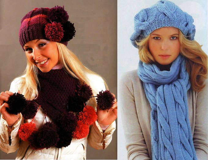 warm Hats with patterns