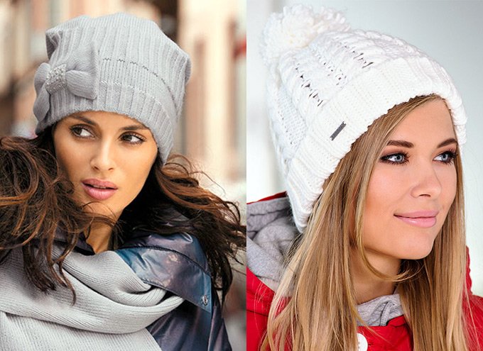 Fashionable knitted hats