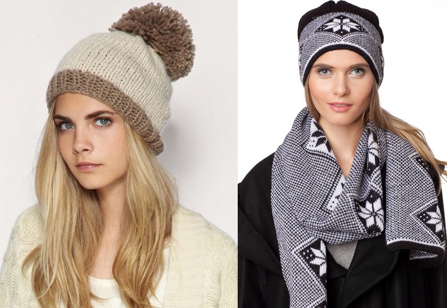 Knitted hats winter 2024-2025