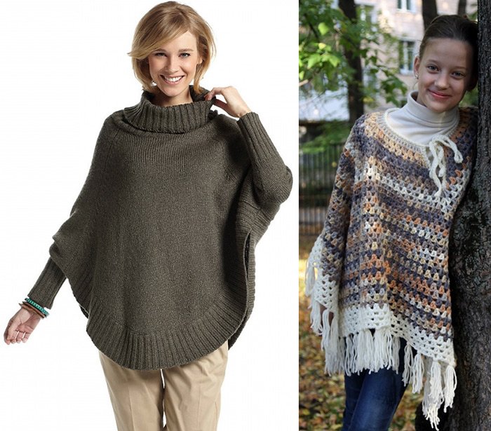 poncho fall winter 2024-2025