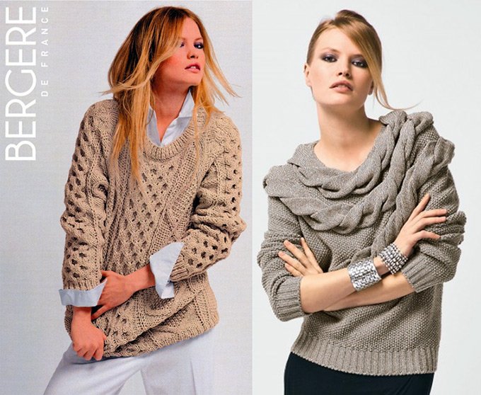 Bergere de France sweaters fall winter 2024-2025