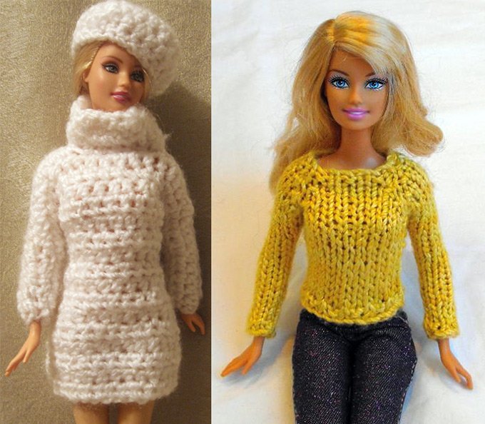 sweaters for barbie