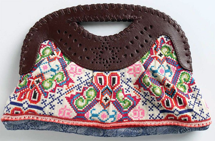 Cross stitch handbag