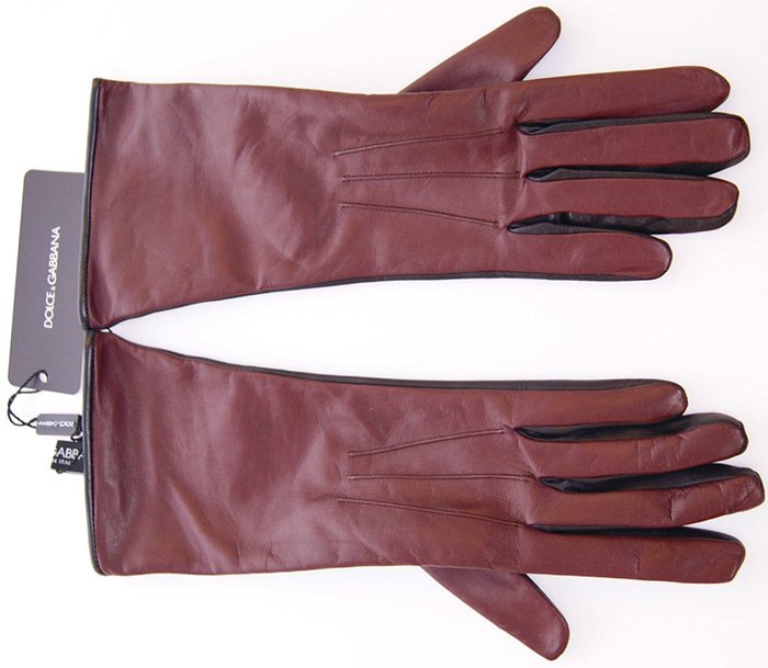 Dolce & gabbana leather gloves