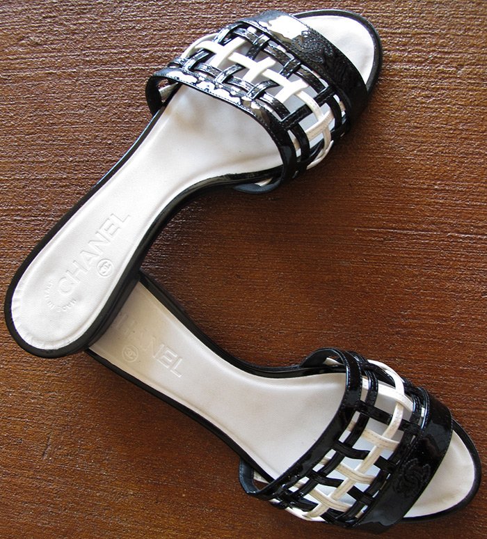 Chanel fashion slippers