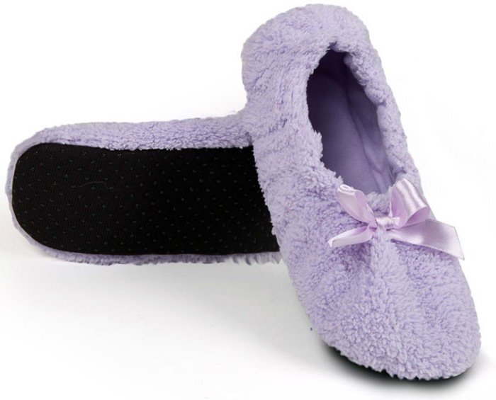 Warm slippers ballet flats for home