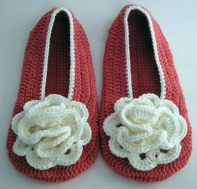 Warm slippers ballet flats for home