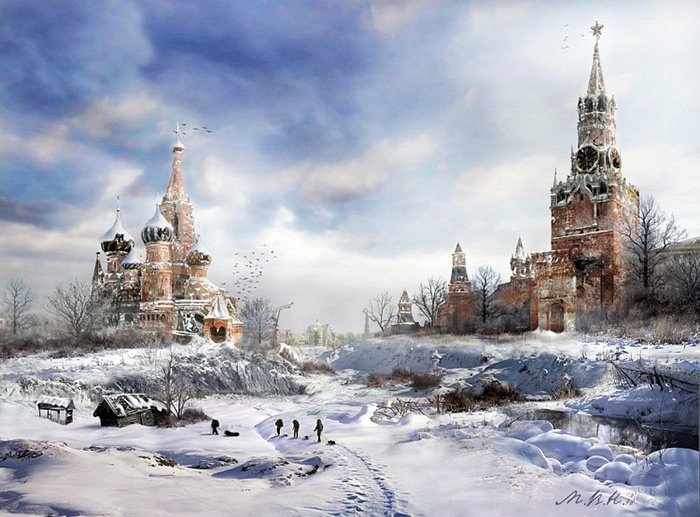 Moscow after the apocalypse, the end of the world