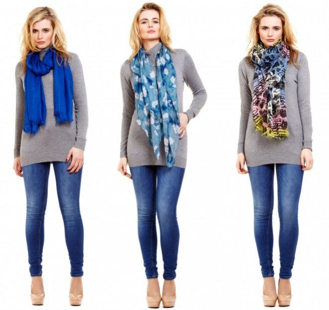 Silk, cashmere, viscose scarves. How to choose the right scarf for a girl