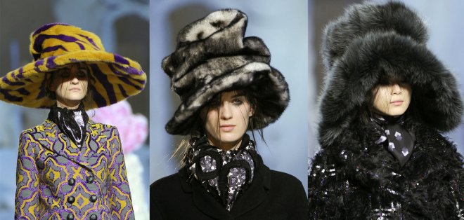 chapeaux tendance par Marc Jacobs