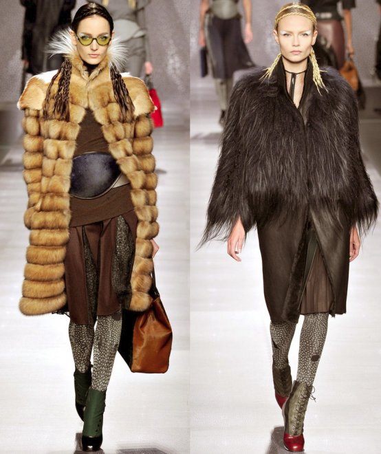 Fur products from the House of Fendi