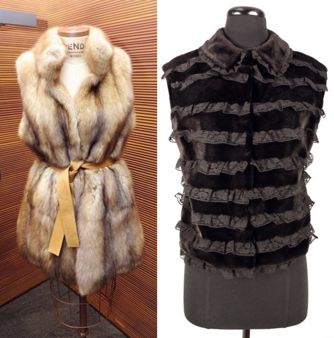 Fur vest Fendi