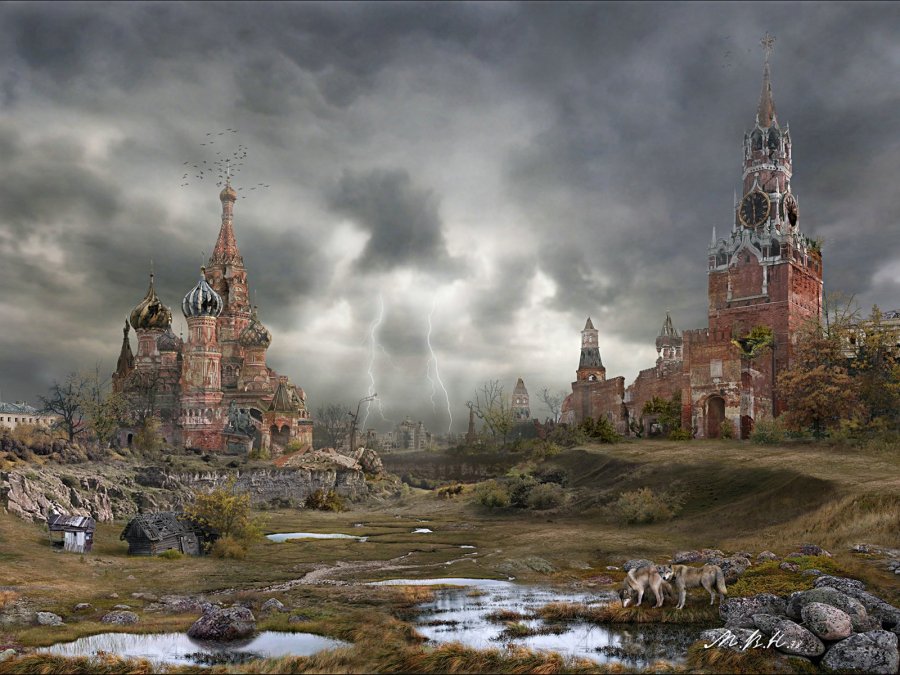 Moscow landscapes after the end of the world