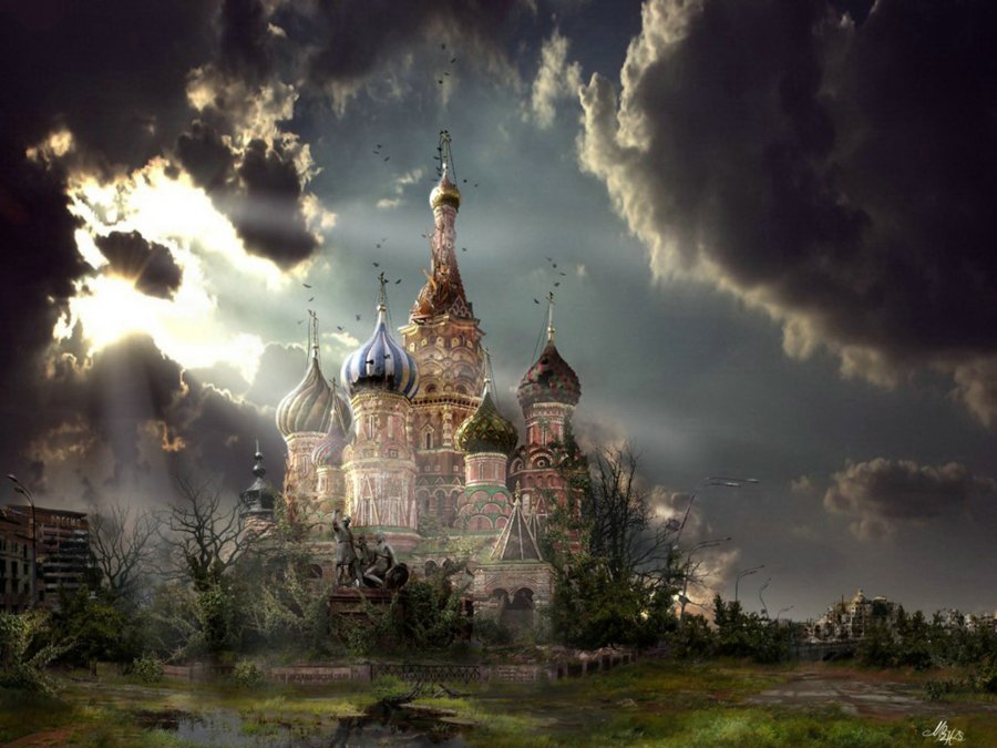 Moscow landscapes after the end of the world