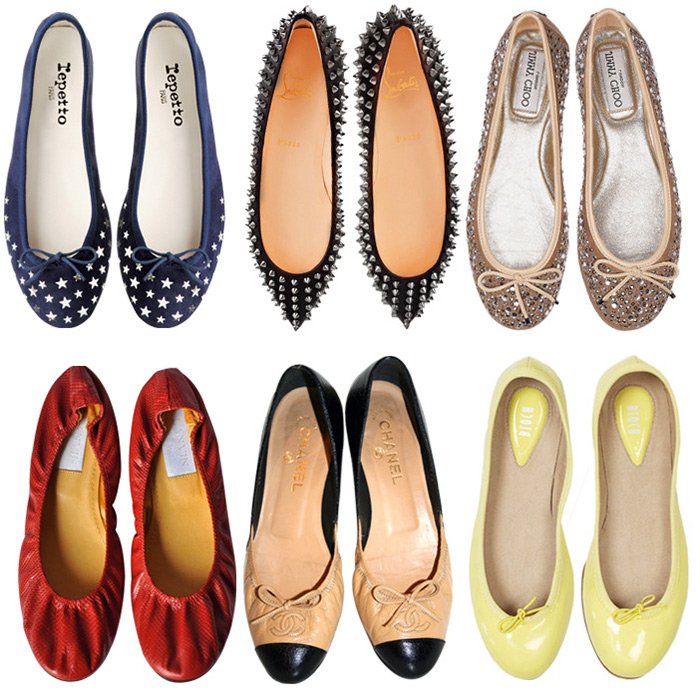 Modern ballet flats for girls, photo