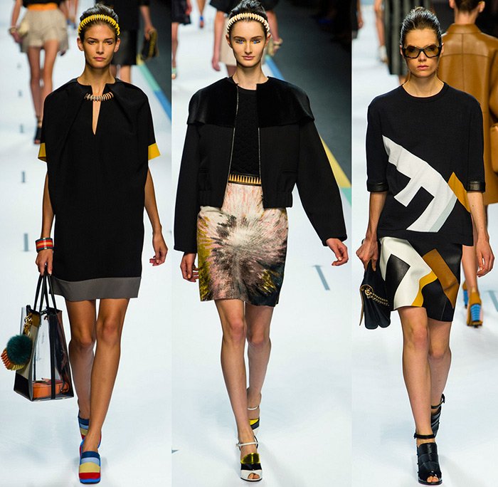 fashionable women's clothing Fendi spring-summer 2024