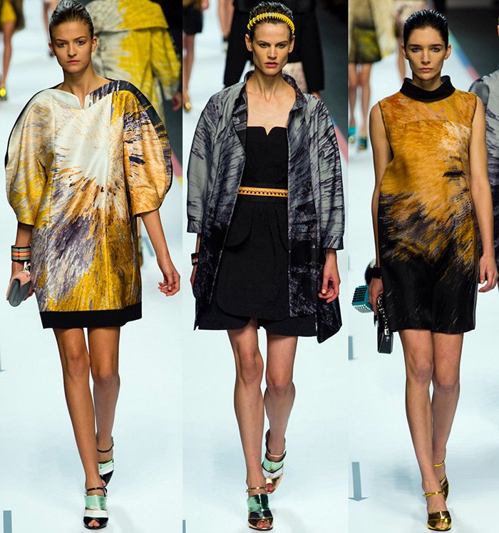 fashionable women's clothing Fendi spring-summer 2024