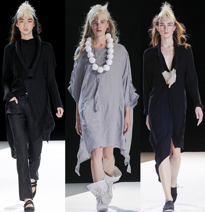 fashionable women's clothing Yohji Yamamoto spring-summer 2024