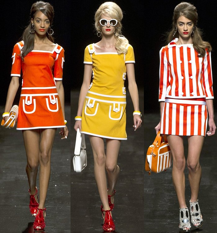 Clothes and bags, collection Moschino