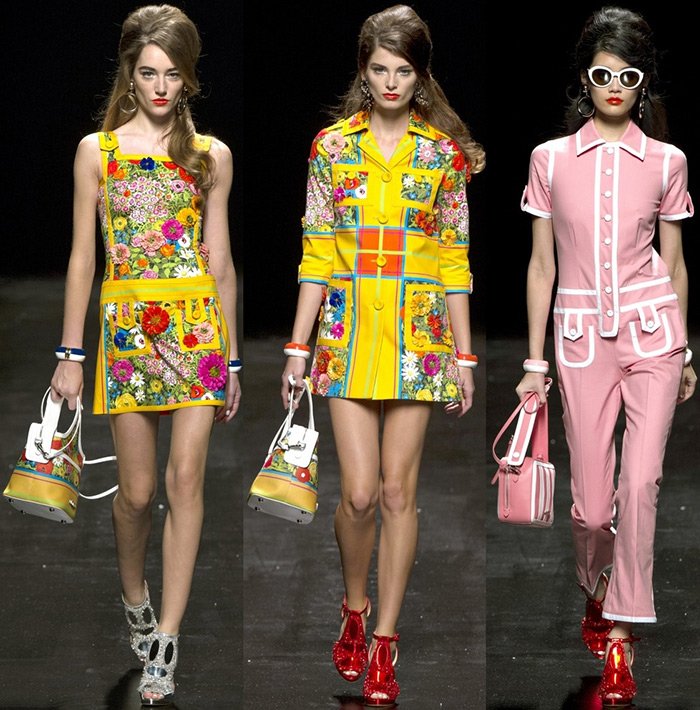 Clothes and bags, collection Moschino