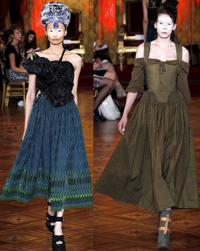 Vivienne Westwood, collection spring-summer 2024, dresses photo