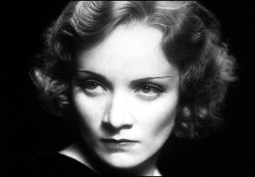 The style of the actress Marlene Dietrich